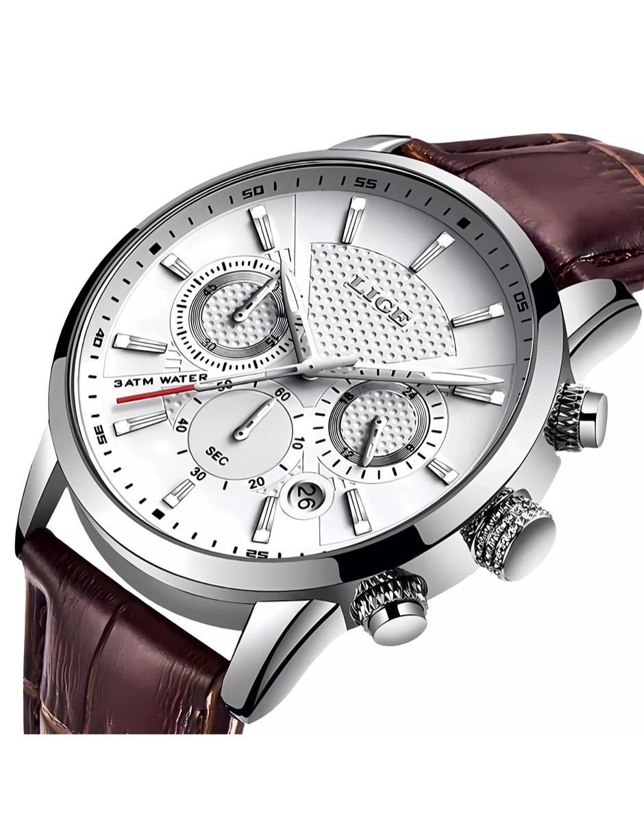 Reloj para hombre CRONO BLANCO CAFE 3
