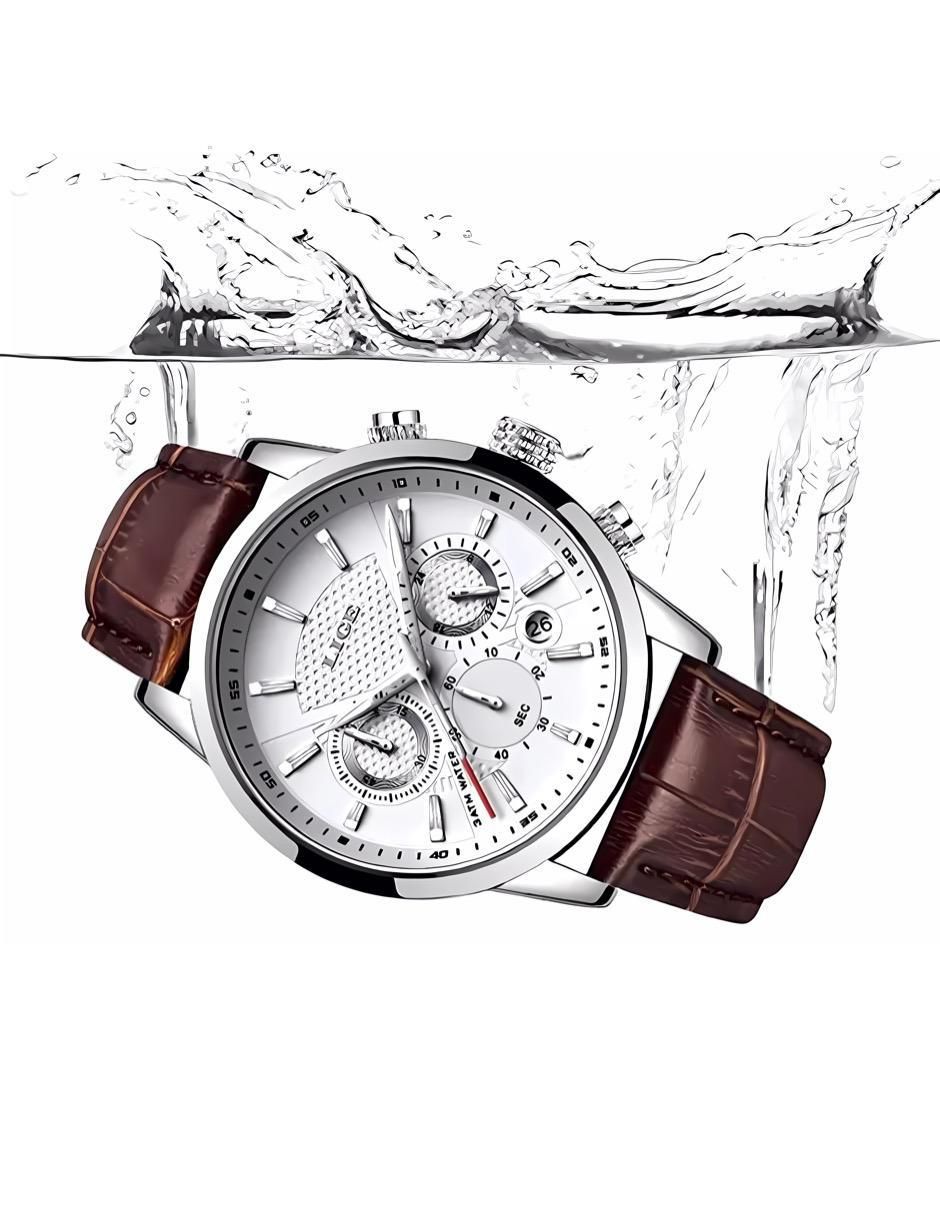 Reloj para hombre CRONO BLANCO CAFE 4