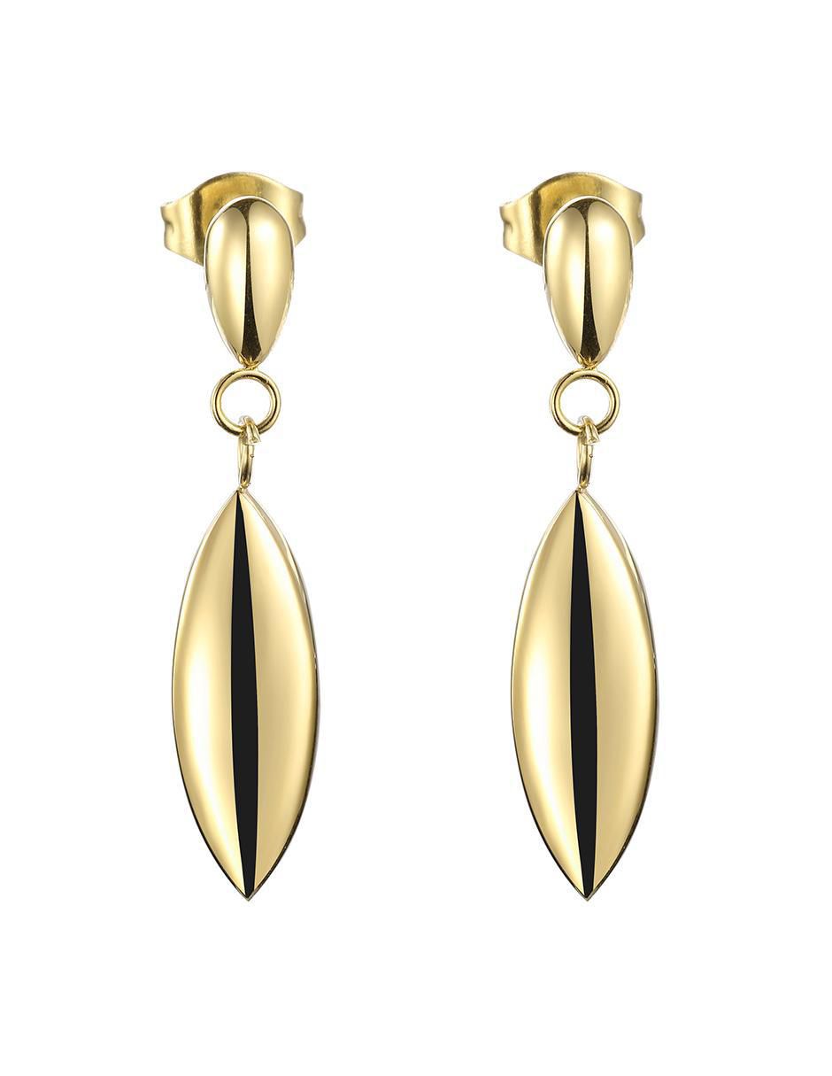Aretes de gota con acabado brillante Aretes de gota con acabado brillante