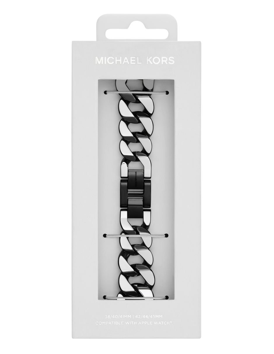 Correa smartwatch para reloj Apple de acero con logotipo 4