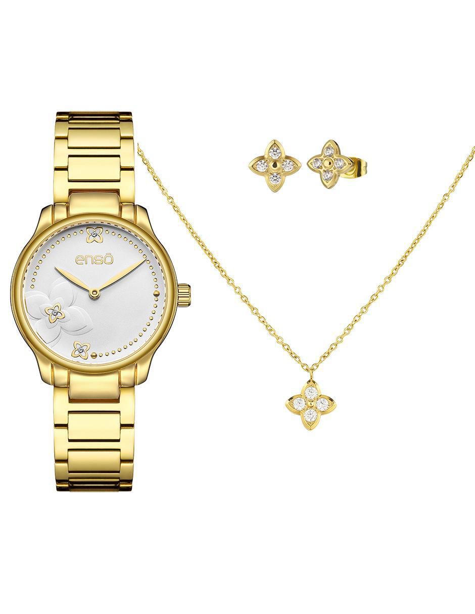 Reloj Contemporánea Luminous Gold para mujer EWBSL14