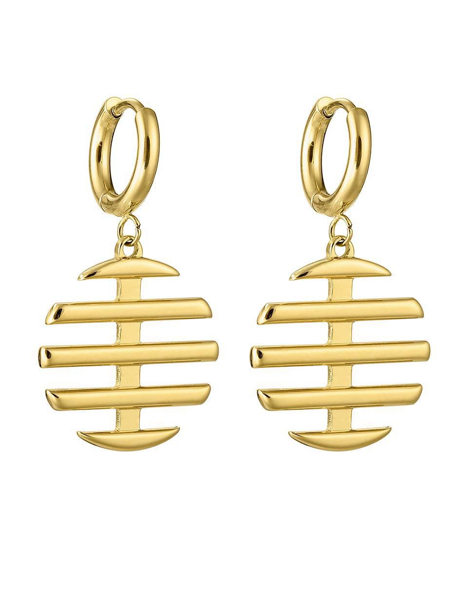 Aretes con acabado brillante