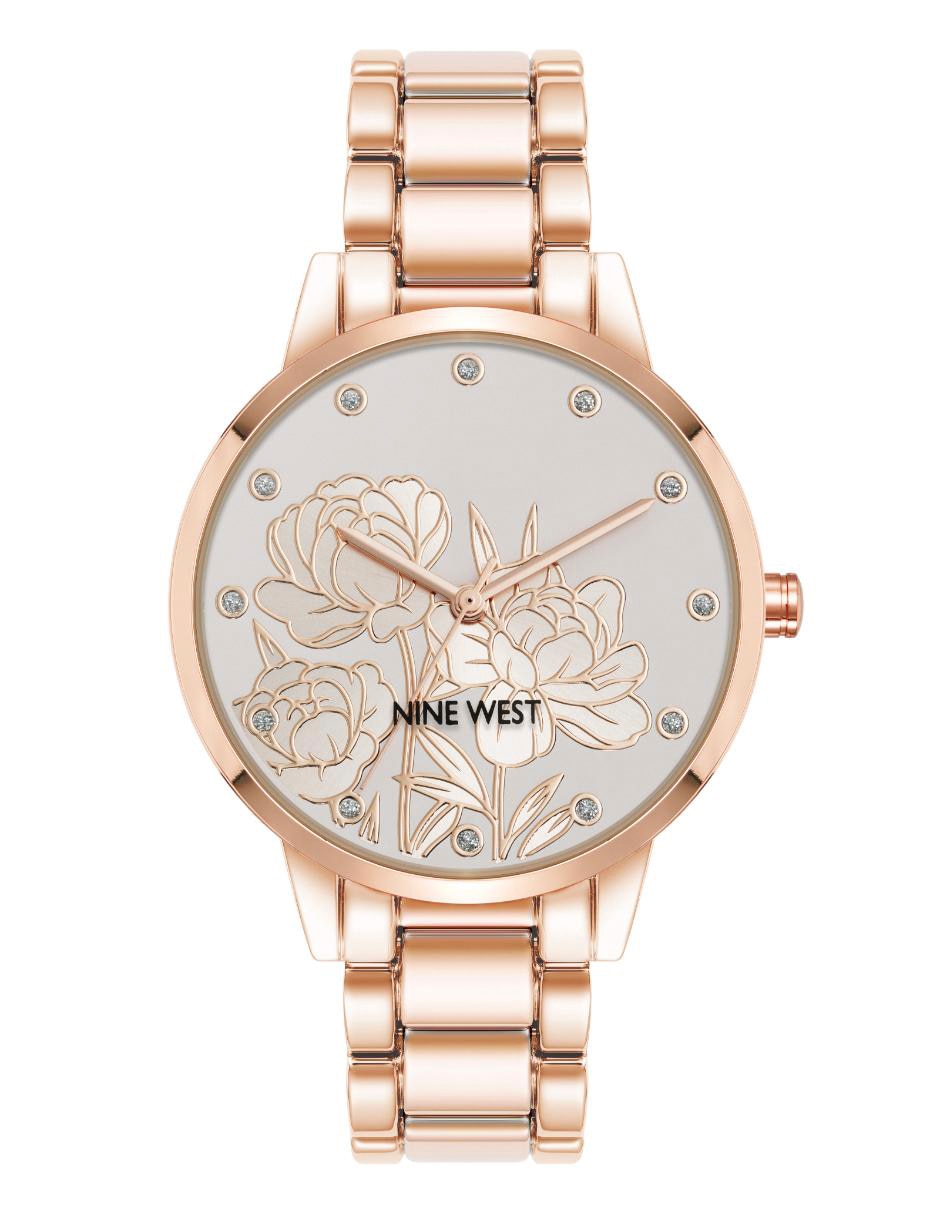 Reloj Nine West Rose Gold Collection para mujer NW2098FLRG Liverpool - Main Image