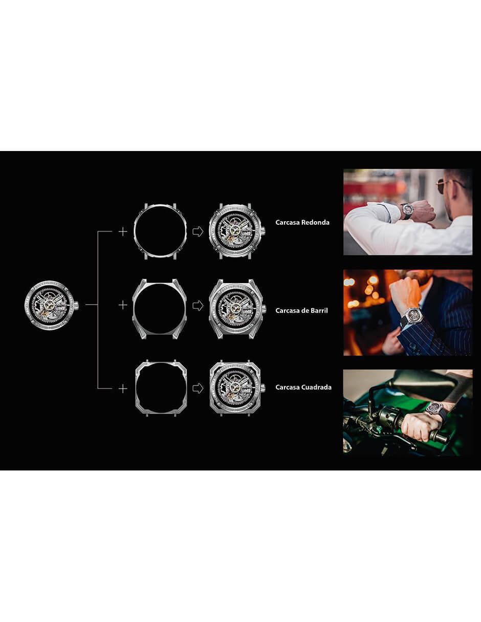 Reloj Titanium Alloy Shadow para hombre M051-TT01-W6B 6