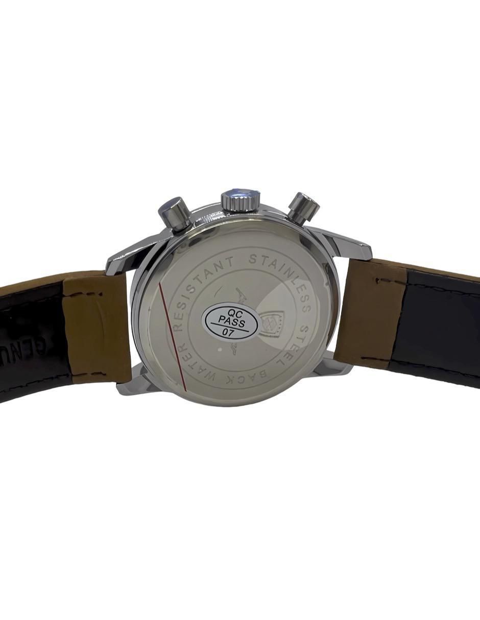 Reloj para hombre Piel cacatula Negra 5
