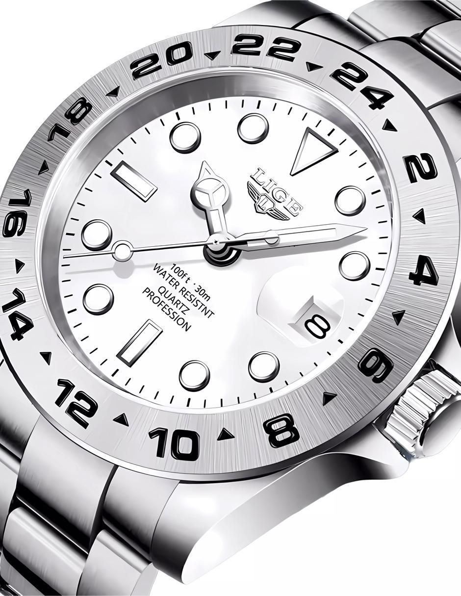Reloj para hombre ACERO BLANCO 5
