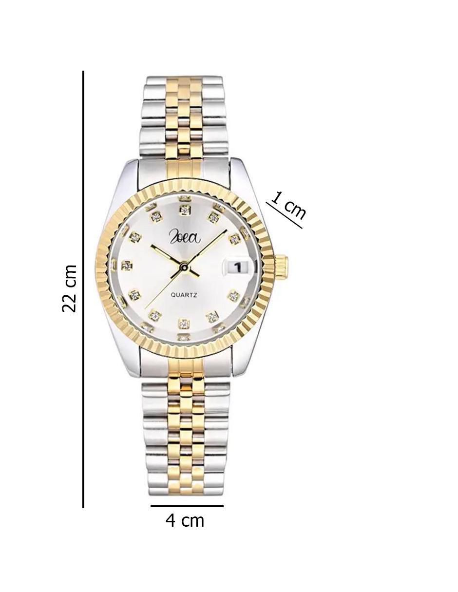 Reloj para mujer Dorado/Plateado 3