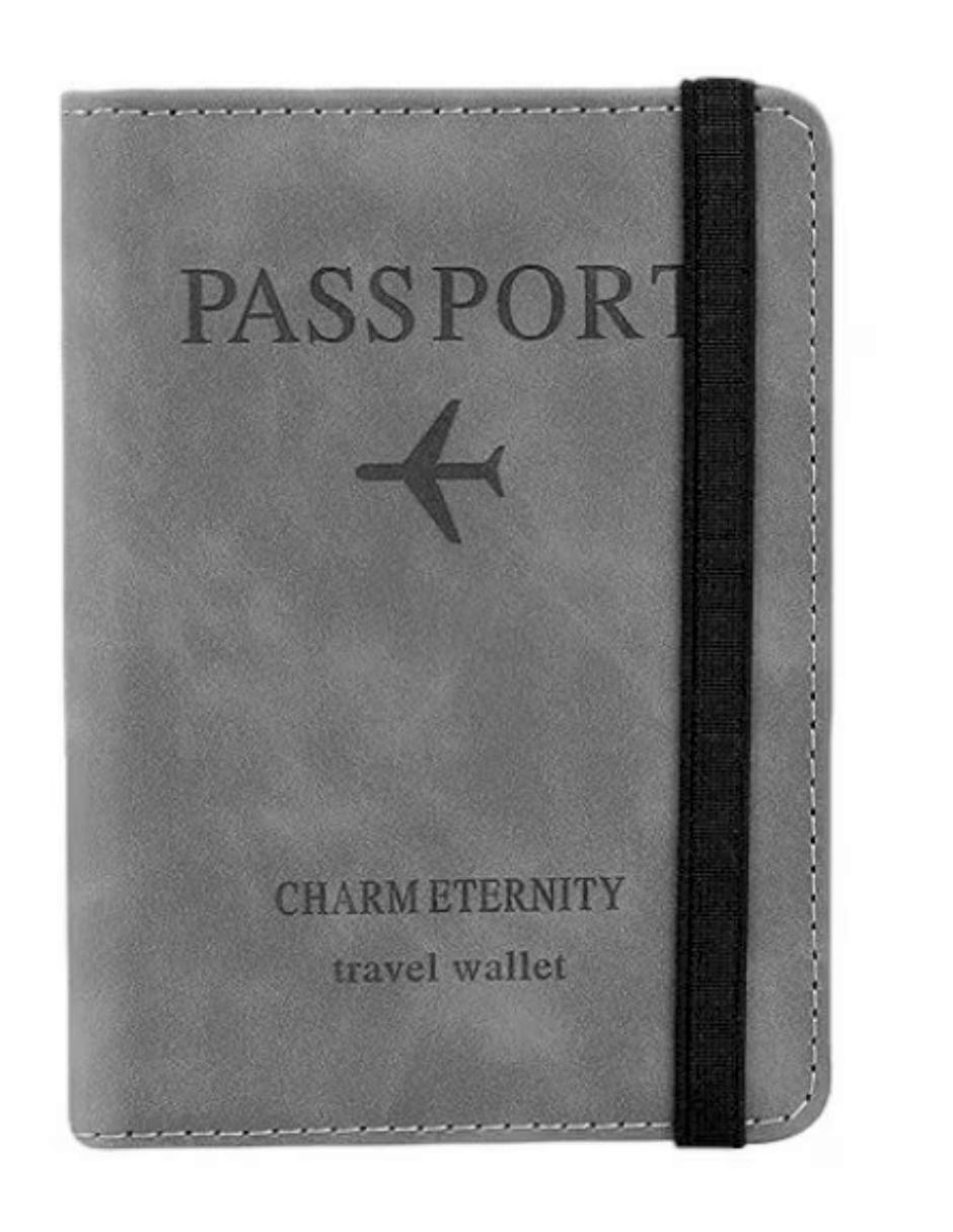 Set de porta pasaporte bluelander sin familia o colección "de" sintético