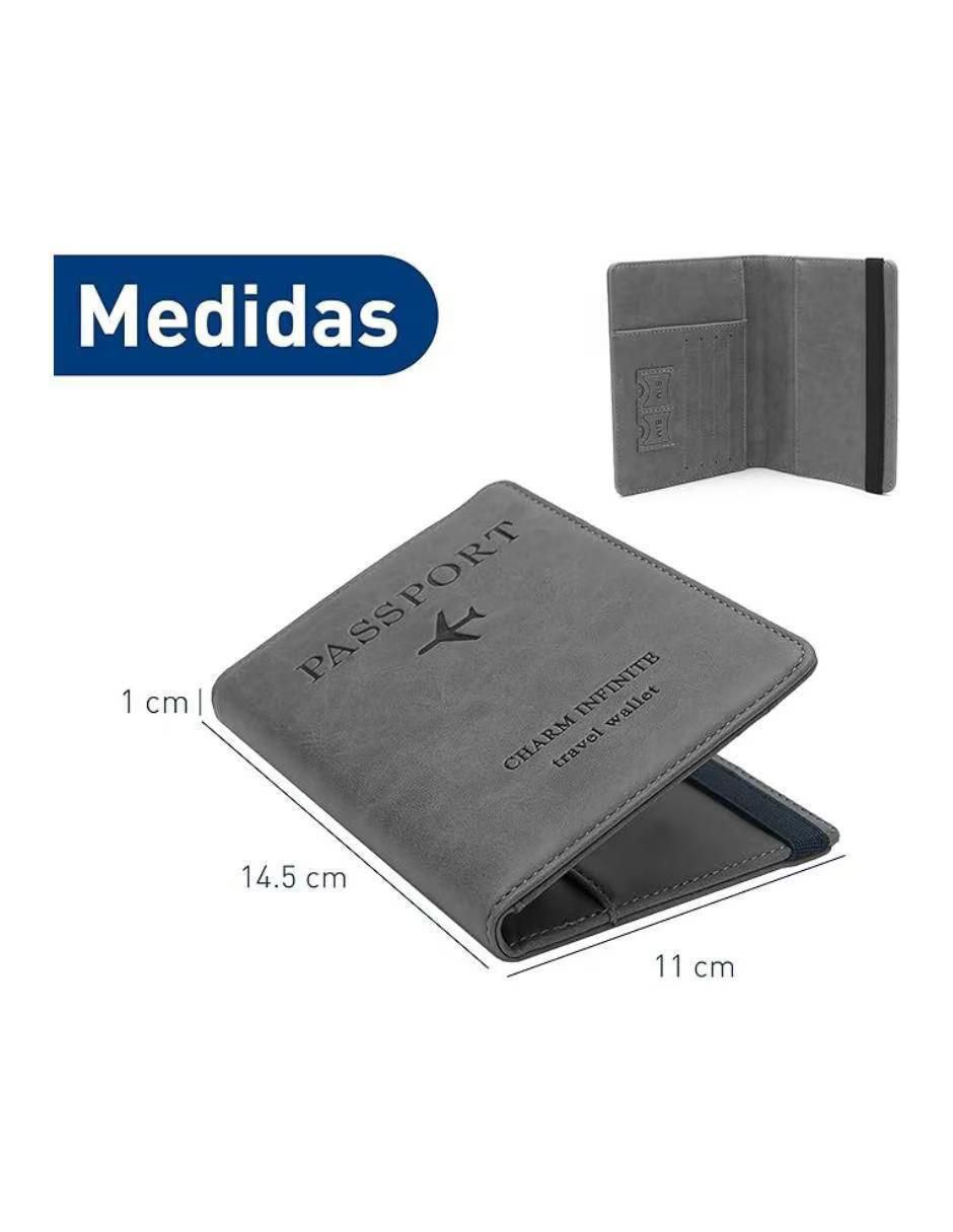 Set de porta pasaporte bluelander sin familia o colección "de" sintético