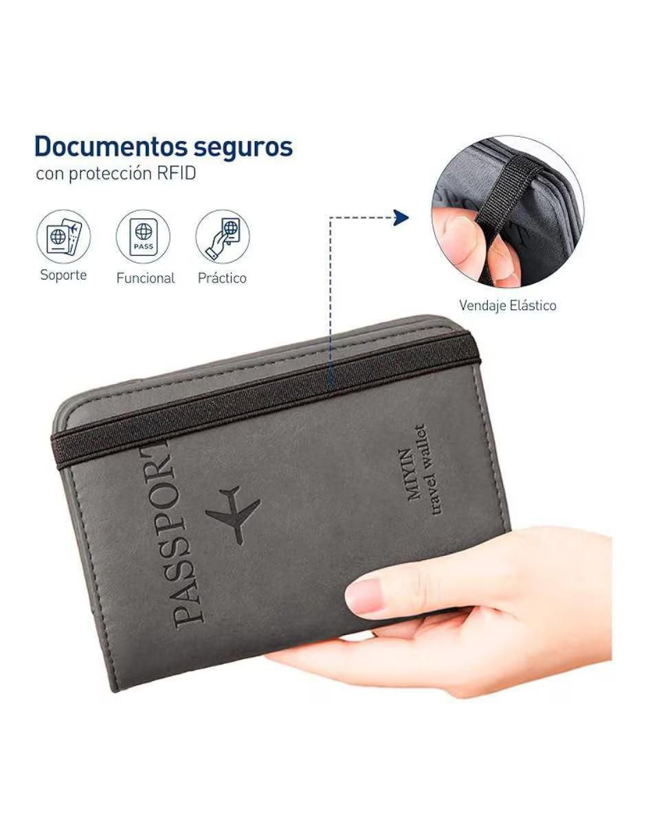 Set de porta pasaporte bluelander sin familia o colección "de" sintético