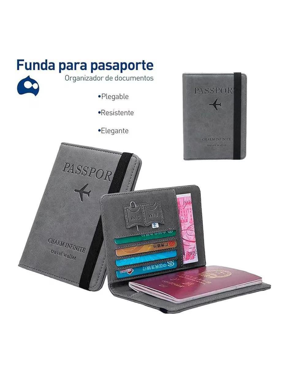Set de porta pasaporte bluelander sin familia o colección "de" sintético