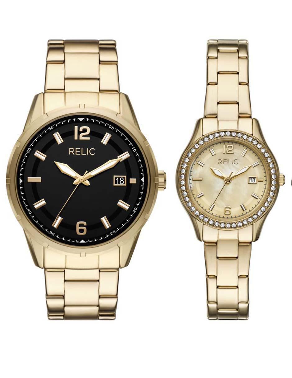 Reloj His & Hers Three-Hand Date Set unisex ZR97016 1