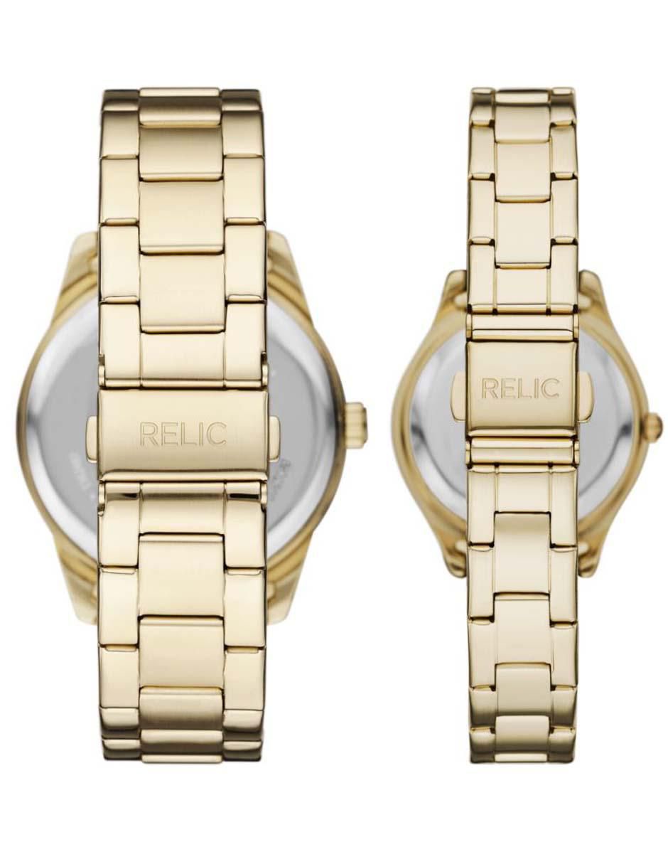 Reloj His & Hers Three-Hand Date Set unisex ZR97016 3