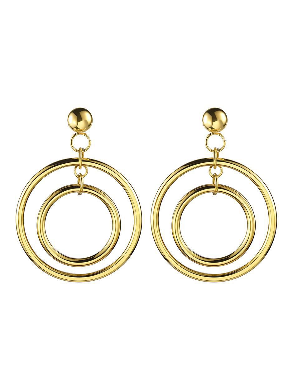 Aretes circulares con acabado brillante 1
