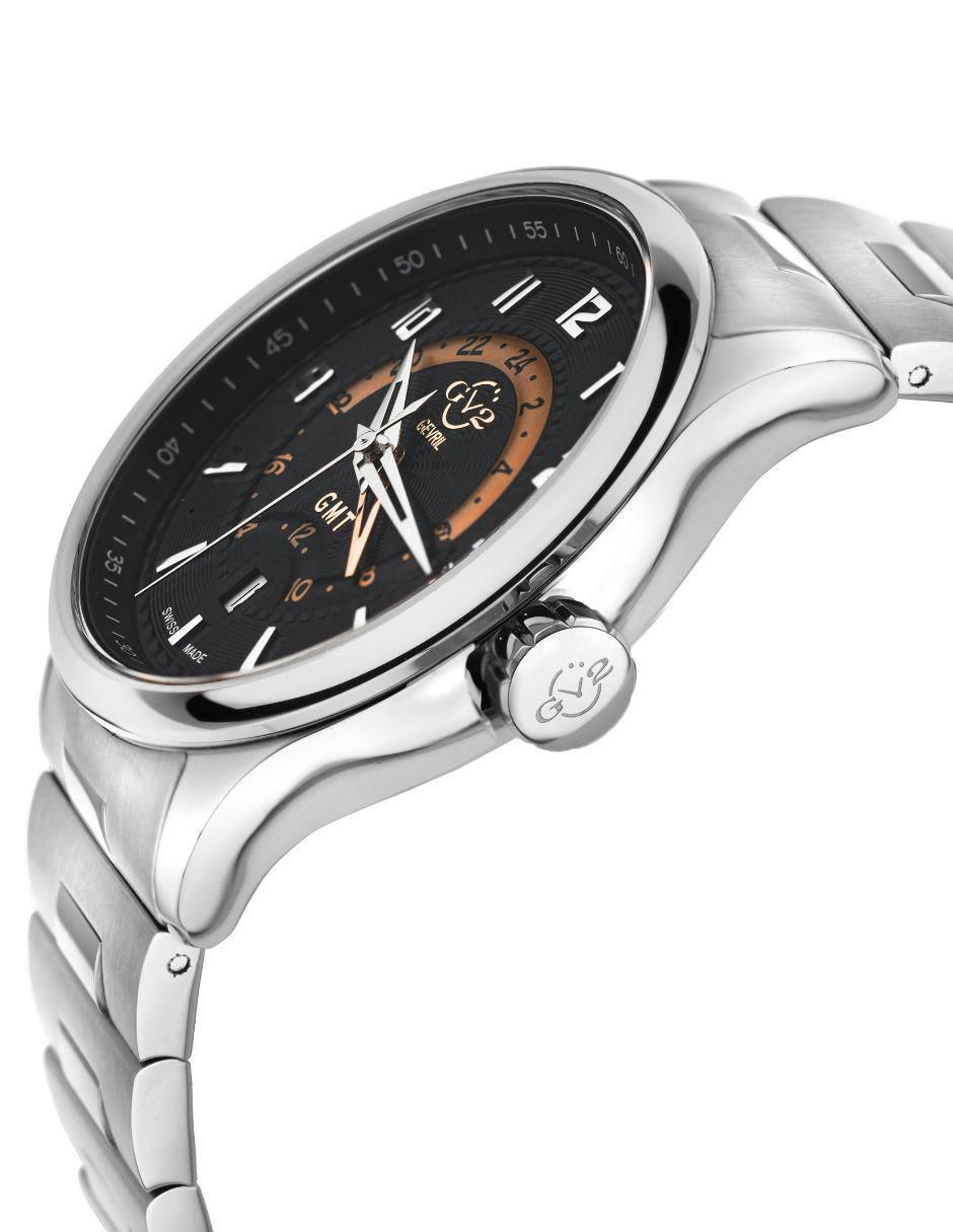 Reloj Suizo para hombre 42300B Giromondo 4