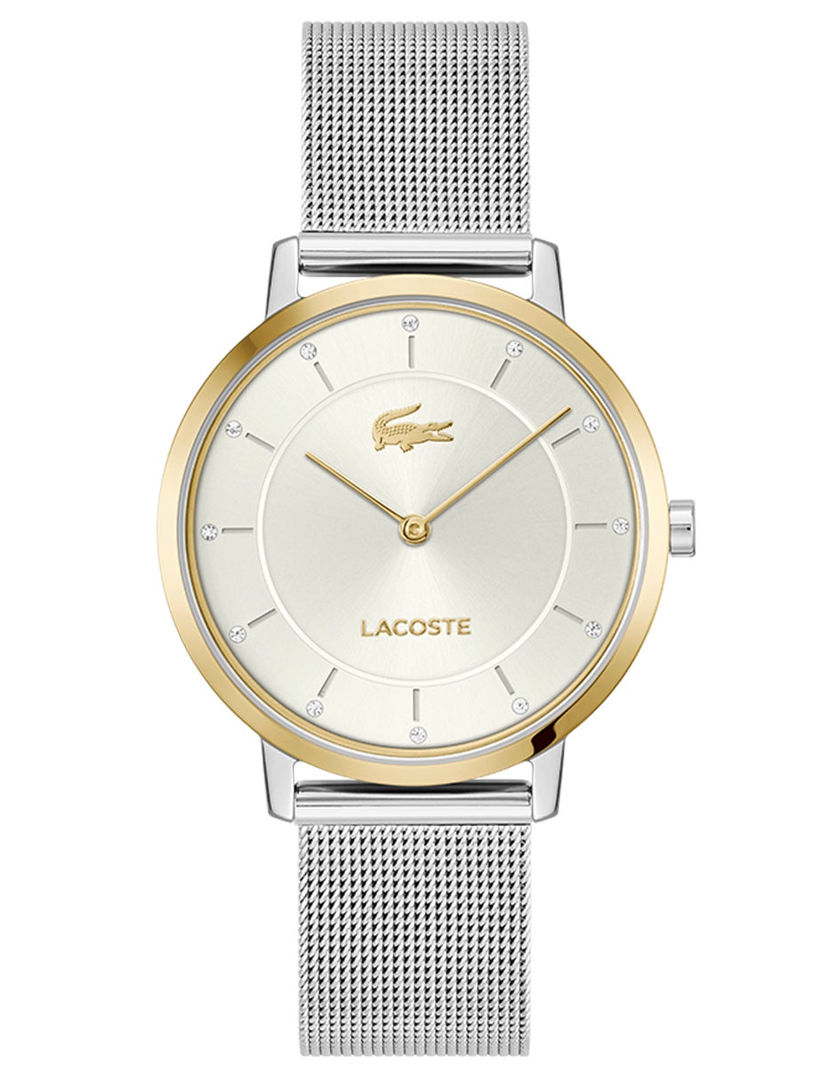 Santorini Tenis Lacoste Rose Gold Reloj Lacoste Crocorigin Para