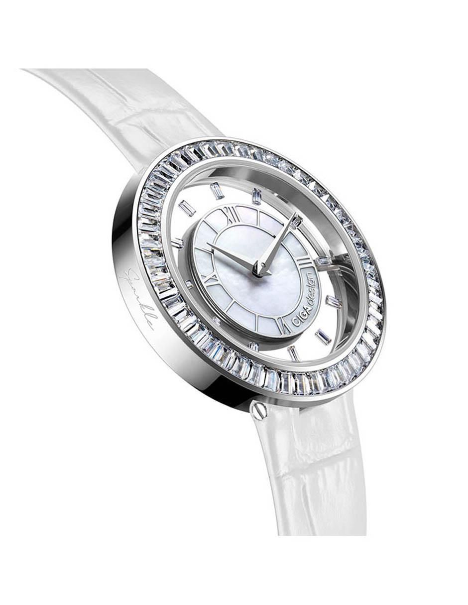 Reloj Sparkle para mujer D022-SIWH-1WH
