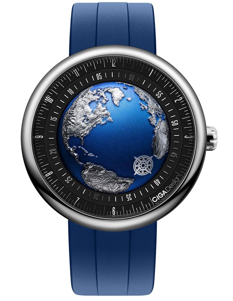 Reloj Blue Planet II 'Atlantic” Stainless Steel para hombre U039-SU01-W6U