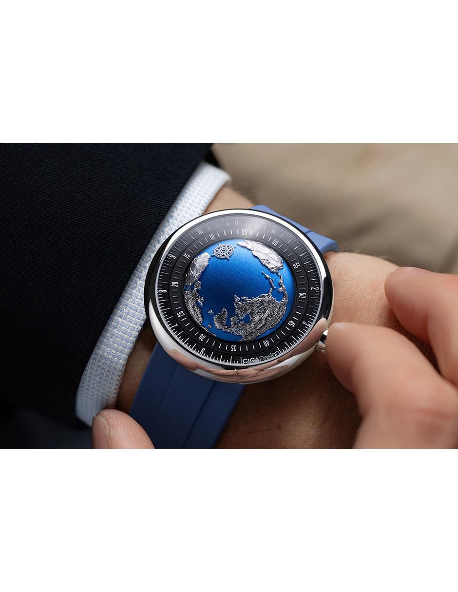 Reloj Blue Planet II "Atlantic” Stainless Steel para hombre U039-SU01-W6U 5