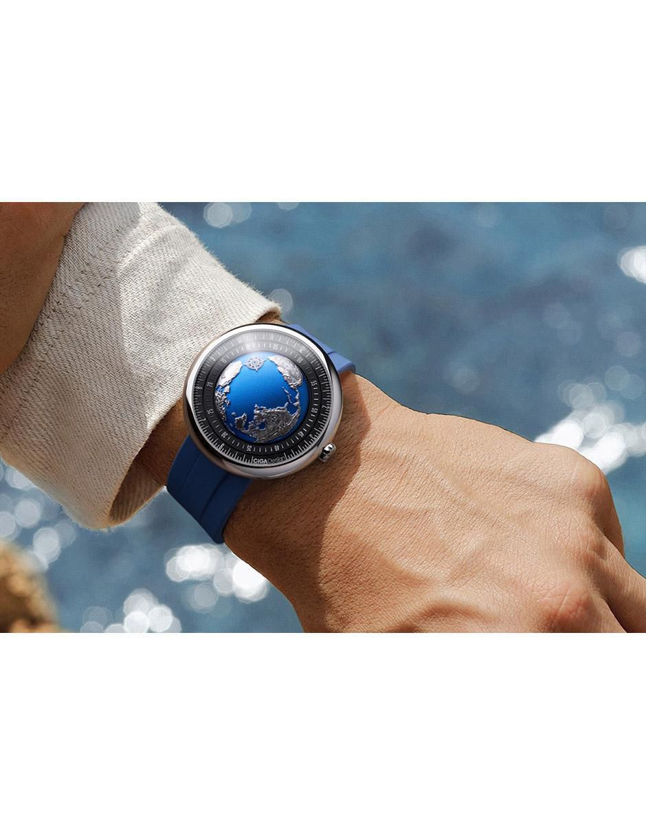 Reloj Blue Planet II "Atlantic” Stainless Steel para hombre U039-SU01-W6U 7