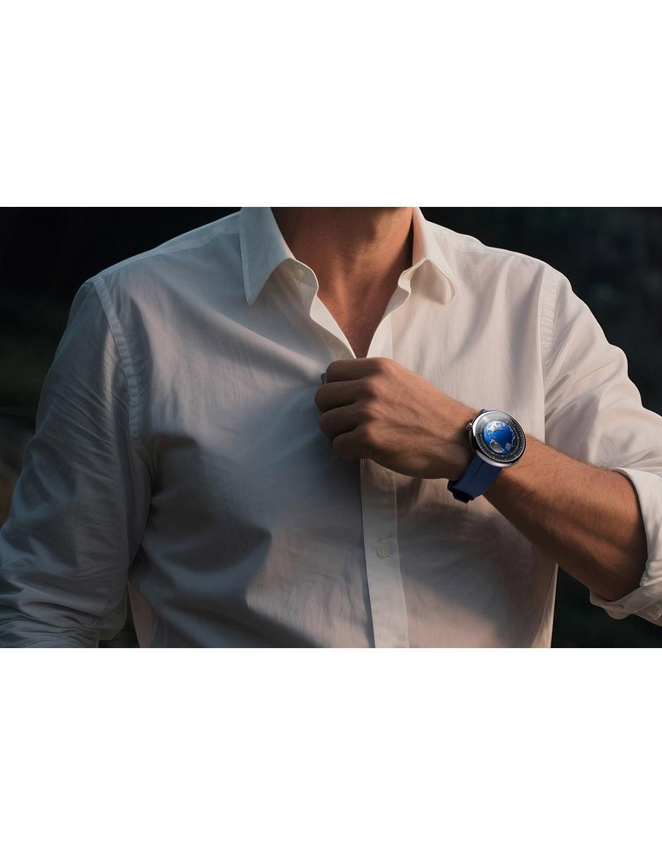 Reloj Blue Planet II "Atlantic” Stainless Steel para hombre U039-SU01-W6U 8