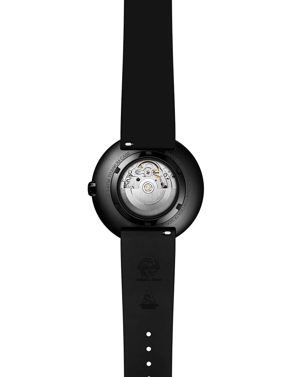 Reloj Blue Planet Ii Black Star Edition para hombre U035-BB01-W6B 3