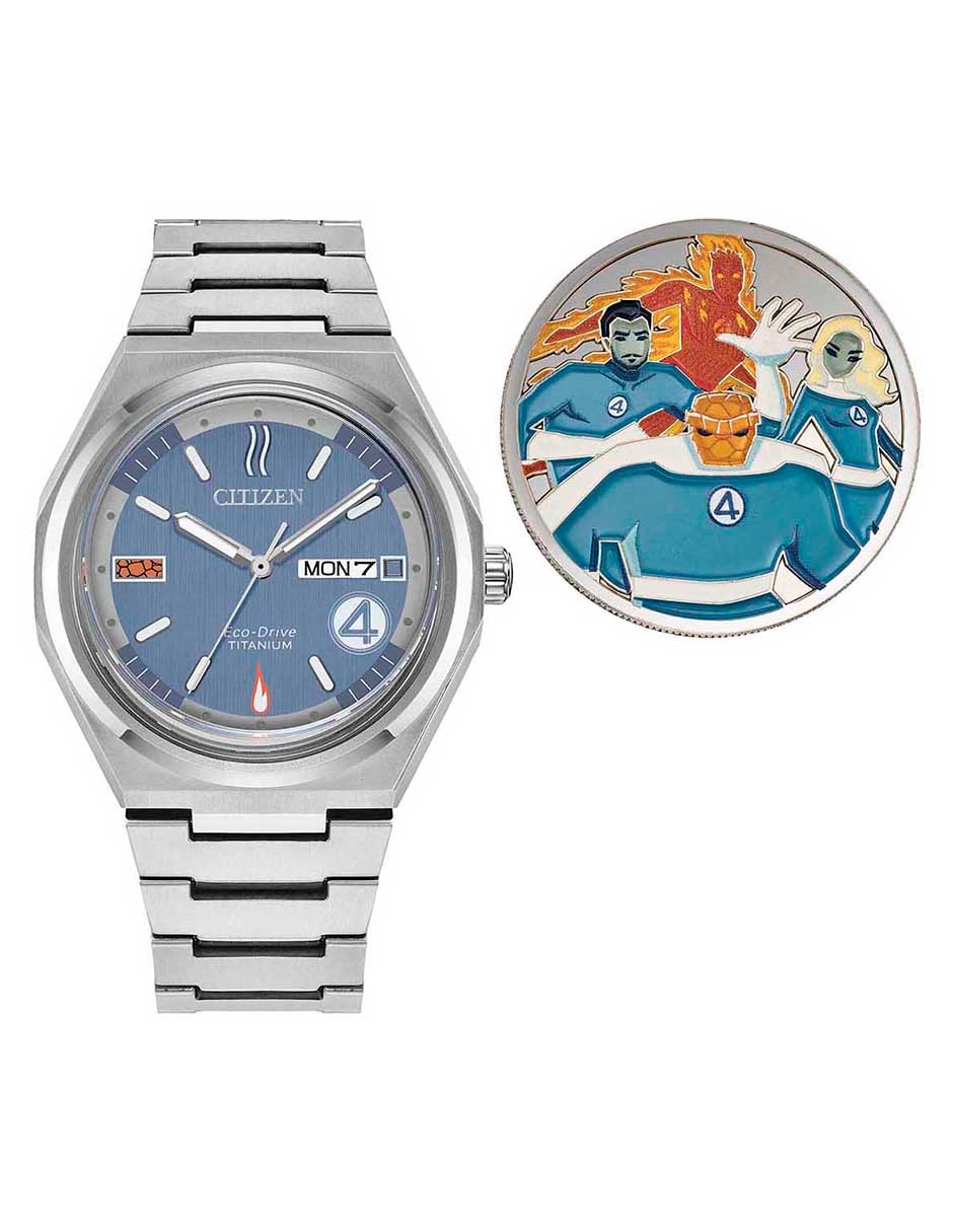 Kit de reloj Marvel 4 fantasticos para hombre 62028