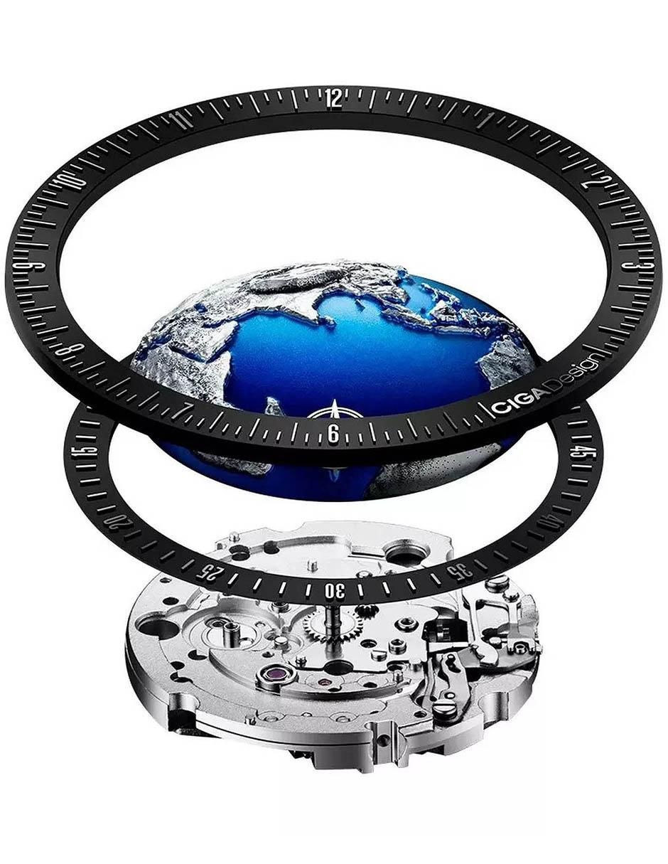 Reloj U Series Blue Planet 46mm para hombre U033-SU01-W6U 7