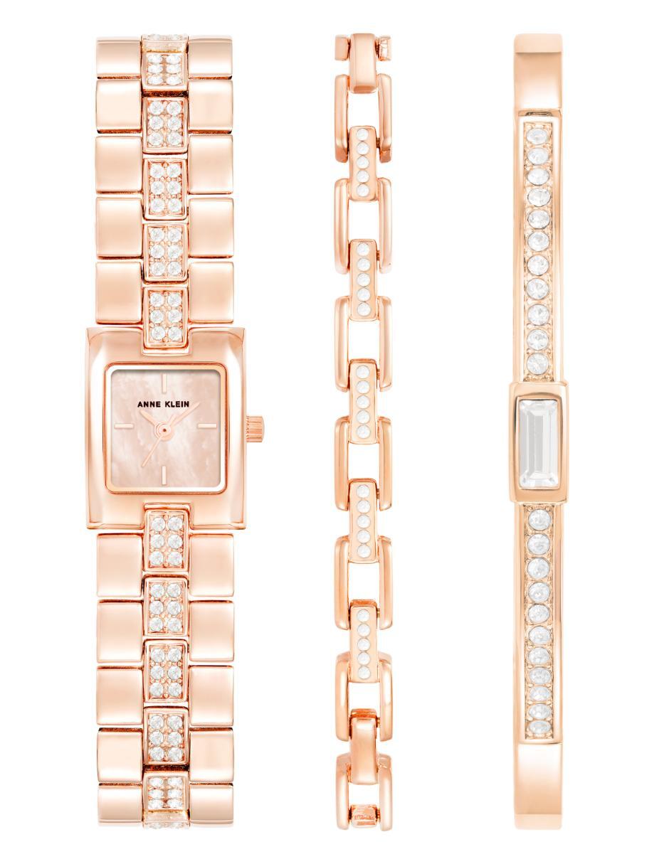Kit de reloj Rose Gold Collection para mujer AK5430RGST Kit de reloj Rose Gold Collection para mujer AK5430RGST