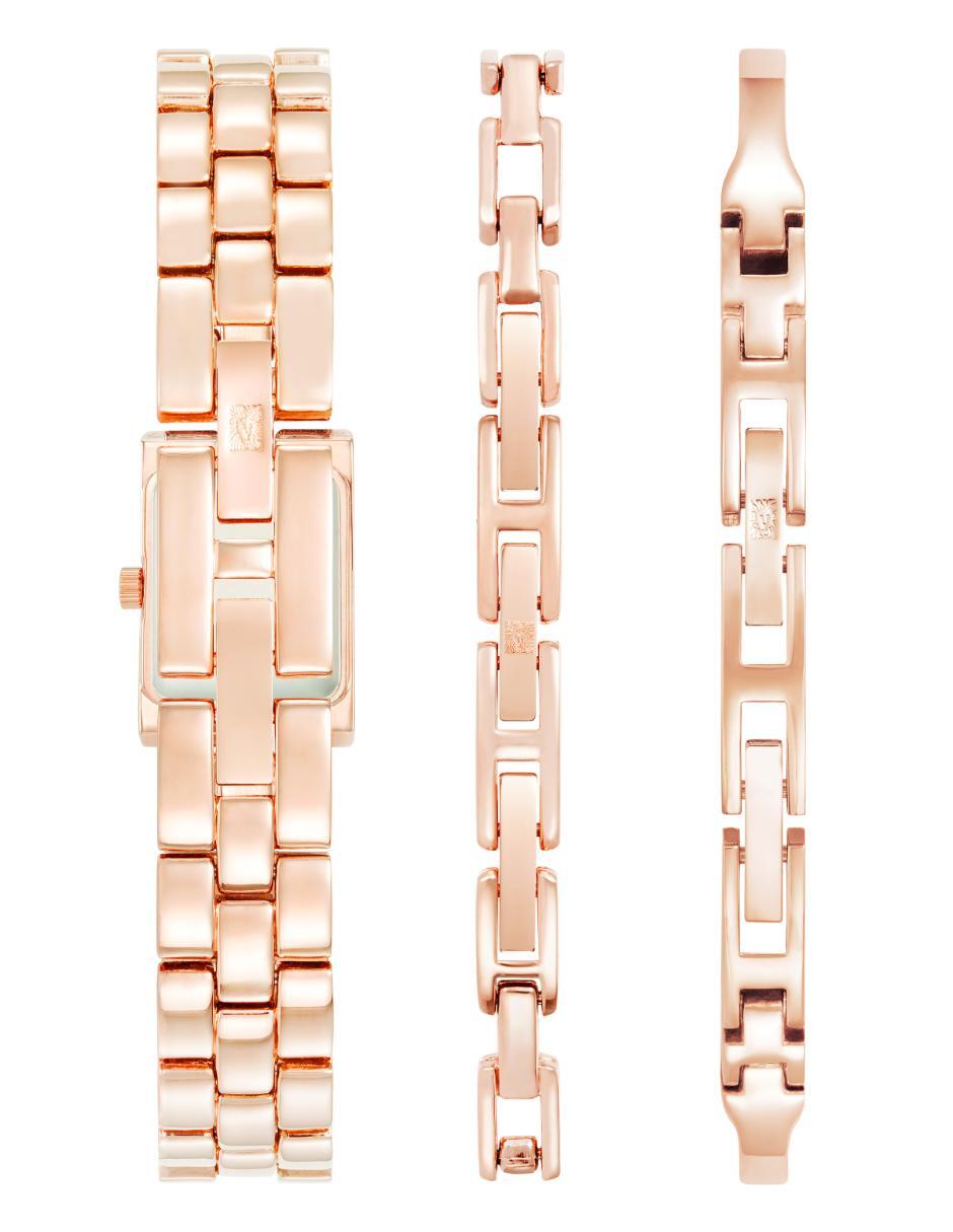 Kit de reloj Rose Gold Collection para mujer AK5430RGST 2