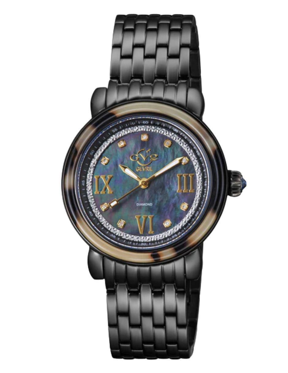 Reloj Marsala Tortoise Diamond para mujer 9852B