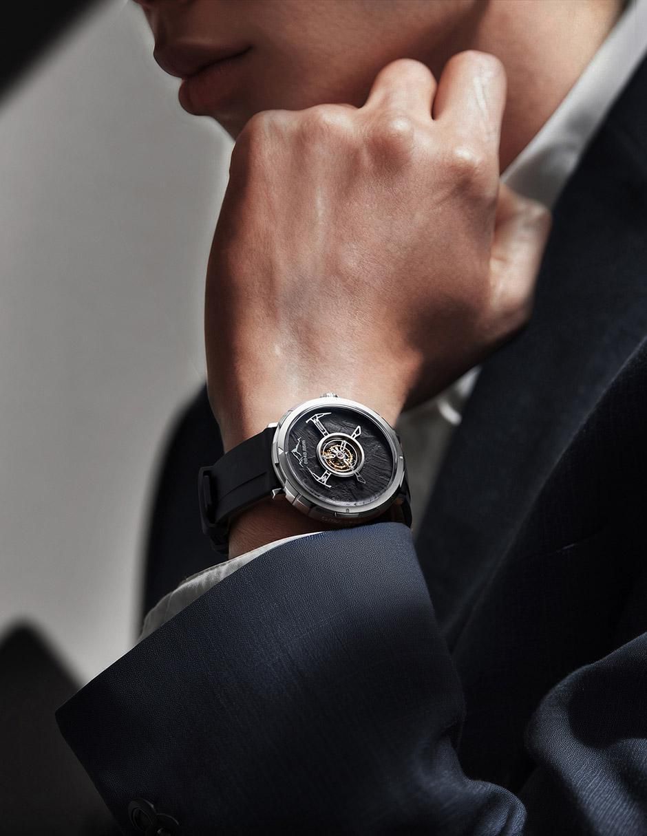 Reloj Tourbillon Everest Summit para hombre U053-TT02-6B 7