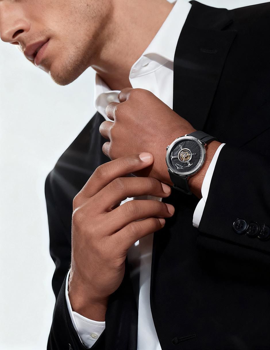 Reloj Tourbillon Everest Summit para hombre U053-TT02-6B 8