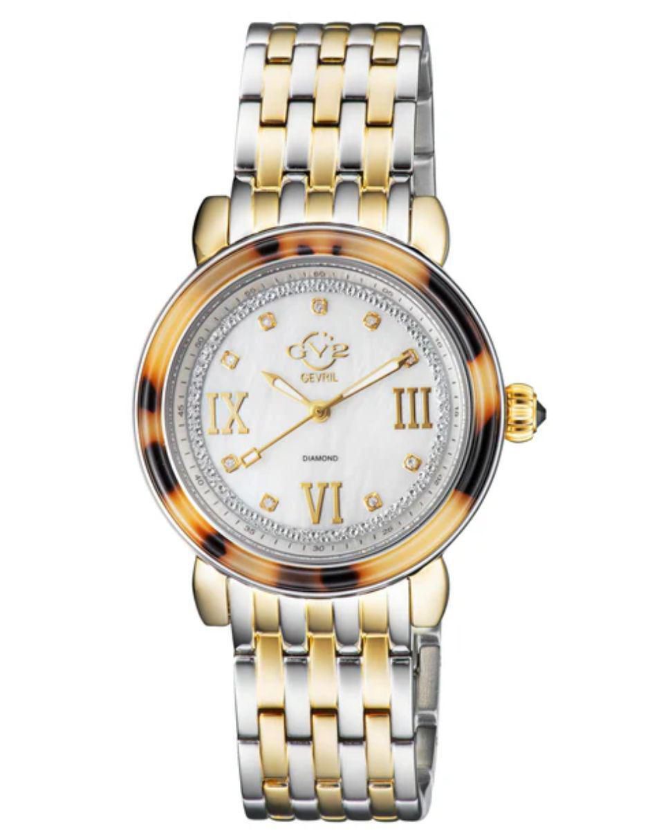 Reloj Marsala Tortoise Diamond para mujer 9854B