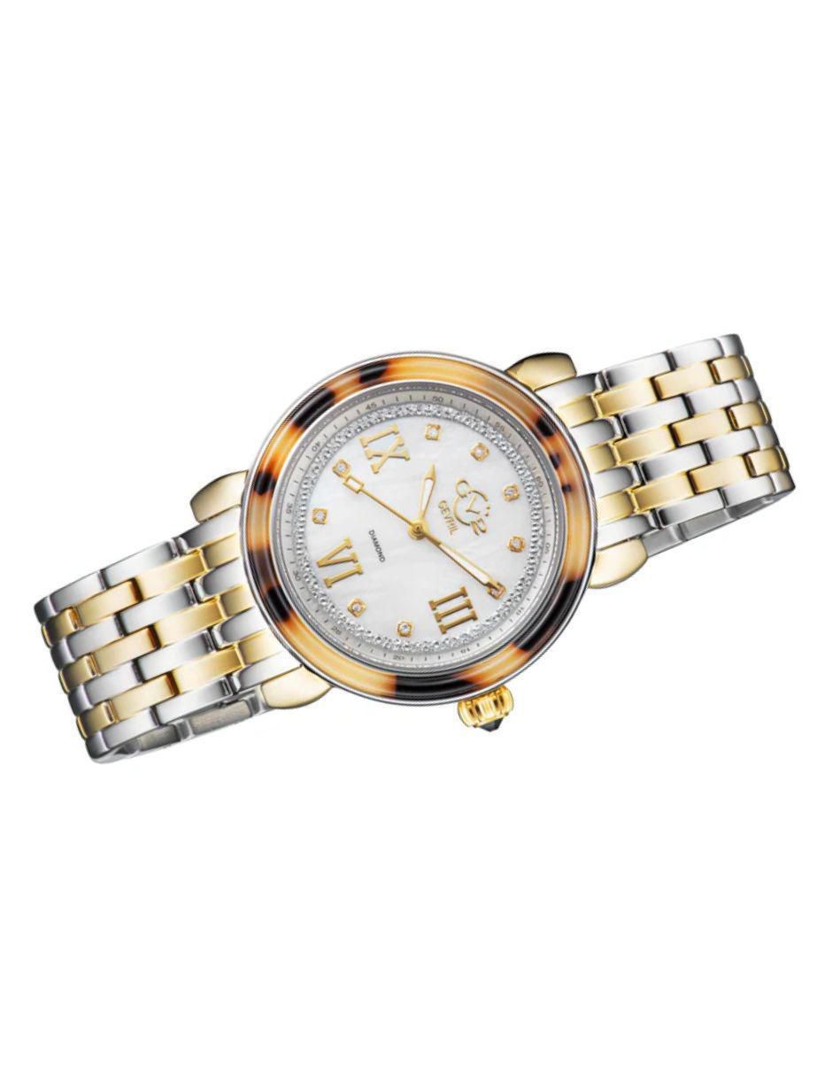 Reloj Marsala Tortoise Diamond para mujer 9854B 2