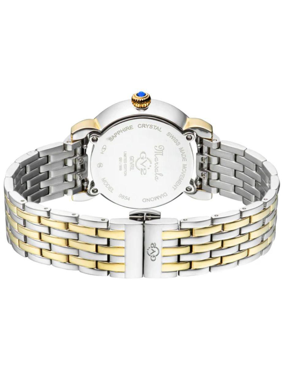 Reloj Marsala Tortoise Diamond para mujer 9854B 5