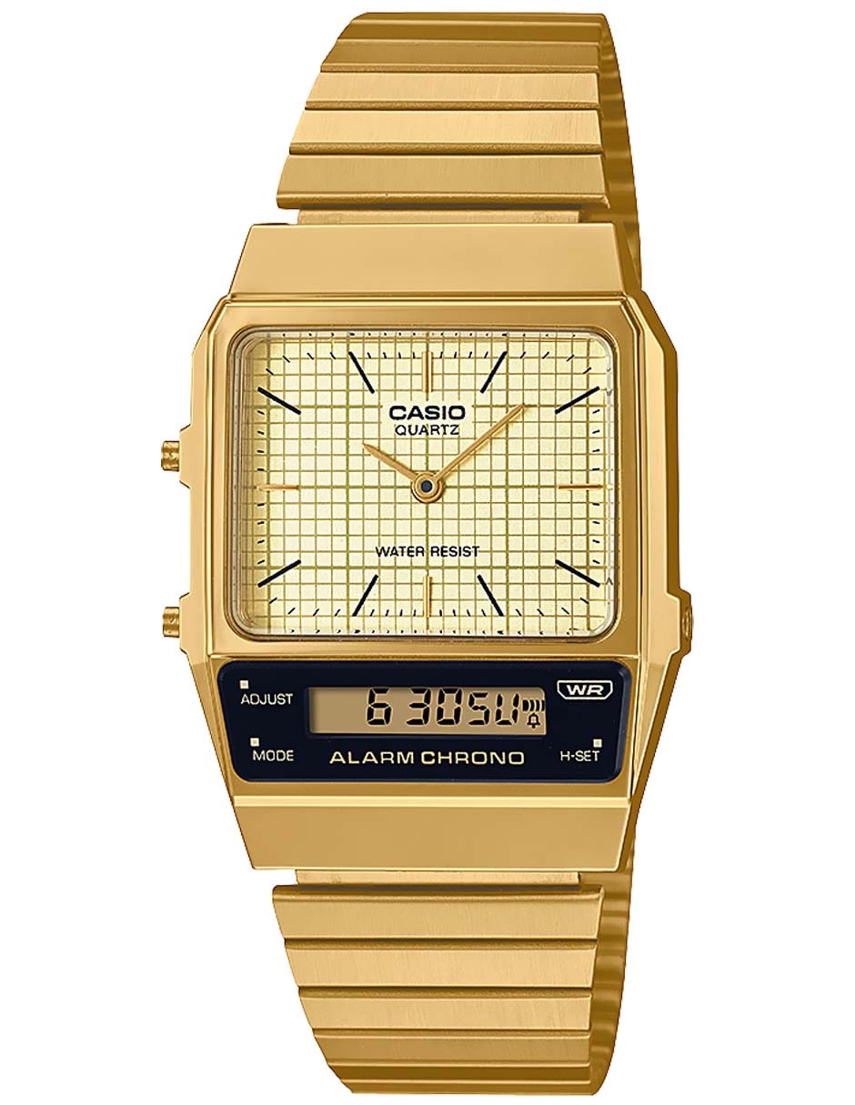 Reloj Vintage Aq-800 unisex AQ-800EG-9ACG