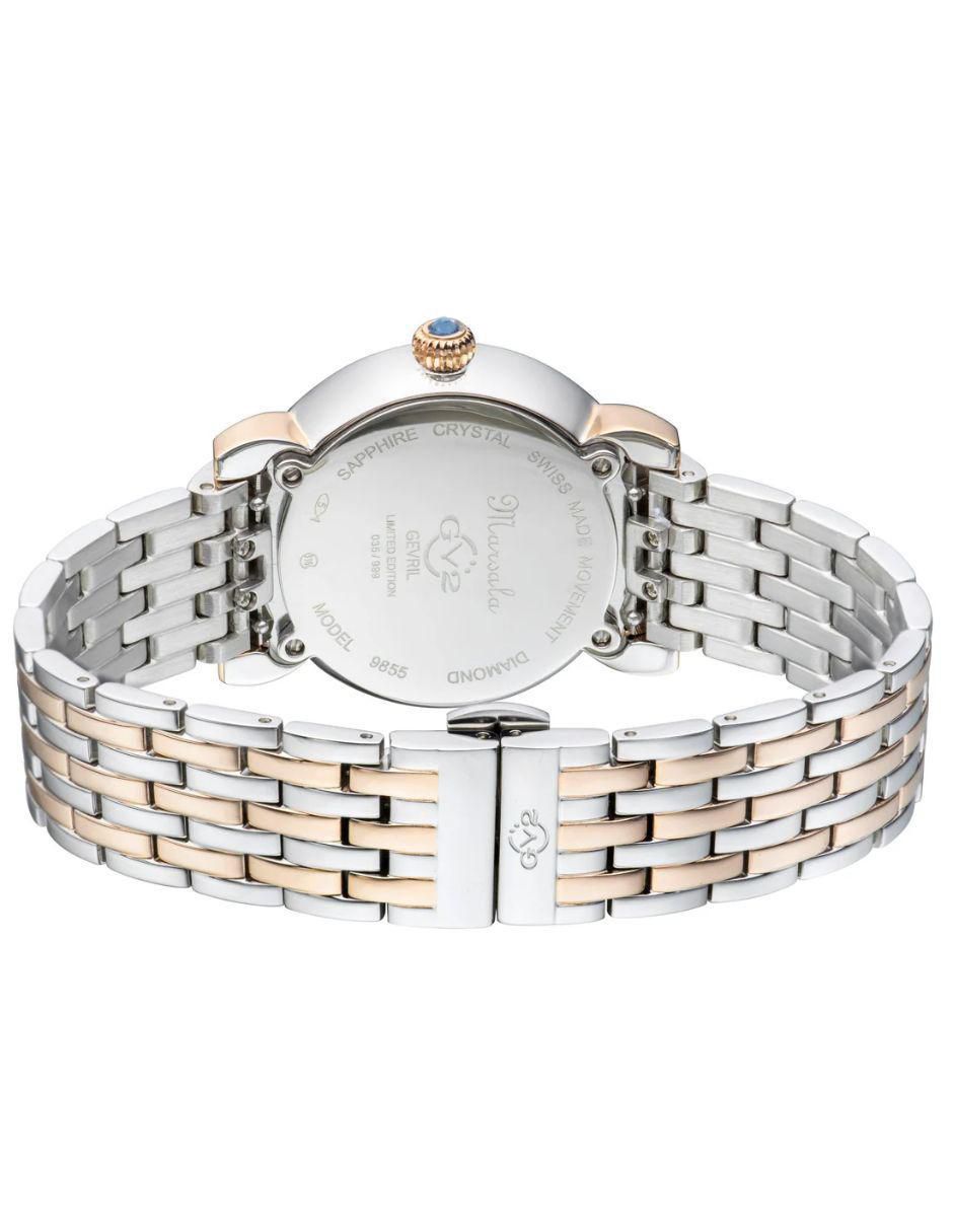 Reloj Marsala Tortoise Diamond para mujer 9855b 4