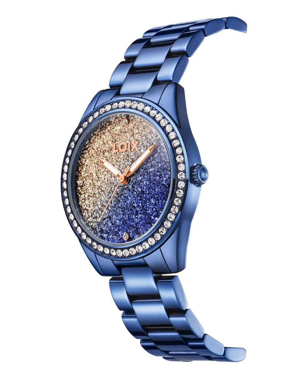 Reloj Fashion para mujer L1215-6 azul 2