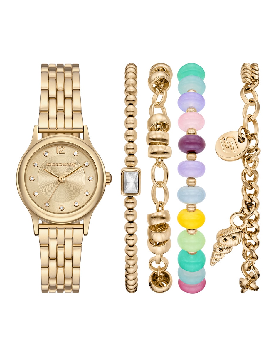 Set Reloj Rainbow Crystal para mujer Sr9149