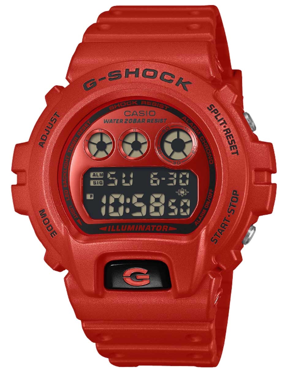 Reloj G-Shock Iconic Red para hombre Dw-6900rrb-4cr