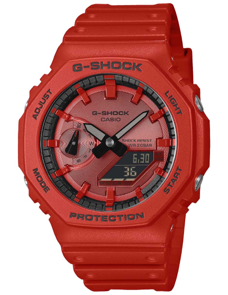 Reloj G-Shock Iconic Red para hombre Ga-2100rrb-4acr