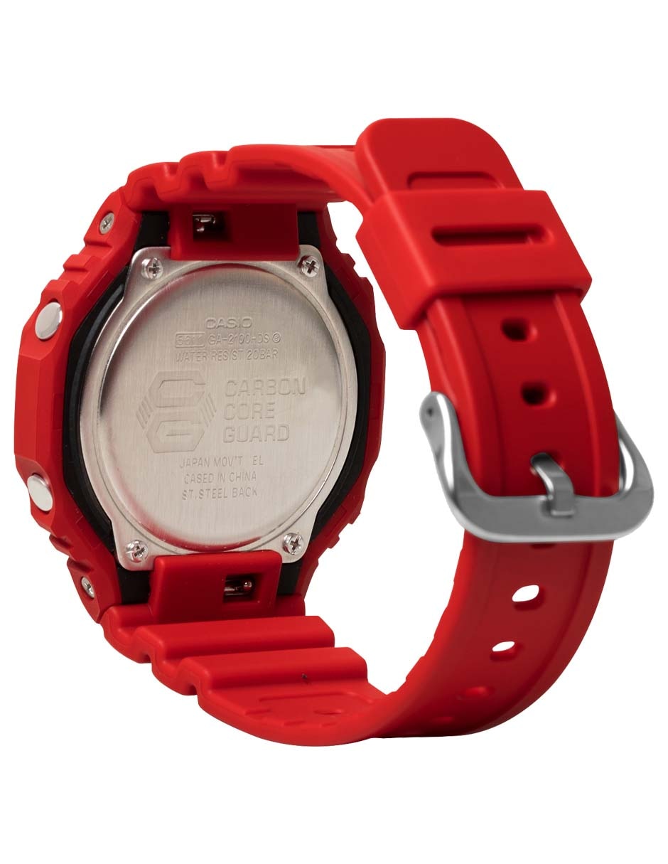 Reloj G-Shock Iconic Red para hombre Ga-2100rrb-4acr 2