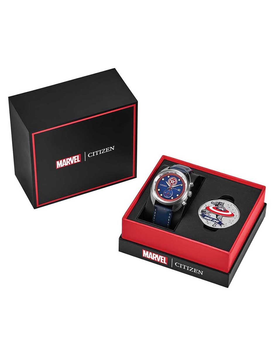 Reloj Marvel Capitan America 85° Aniversario para hombre 62090 4