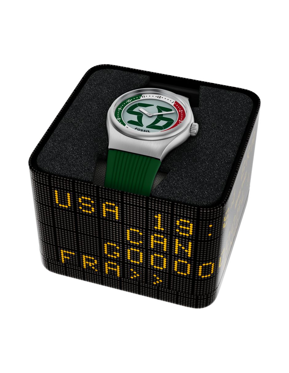 Reloj Big Tic World Flags Edición Limitada México E Italia para hombre Le1236 9