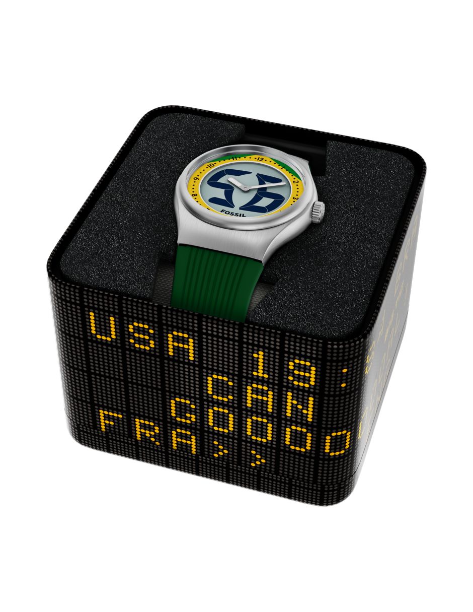 Reloj Big Tic World Flags Edición Limitada Brasil para hombre Le1243 10